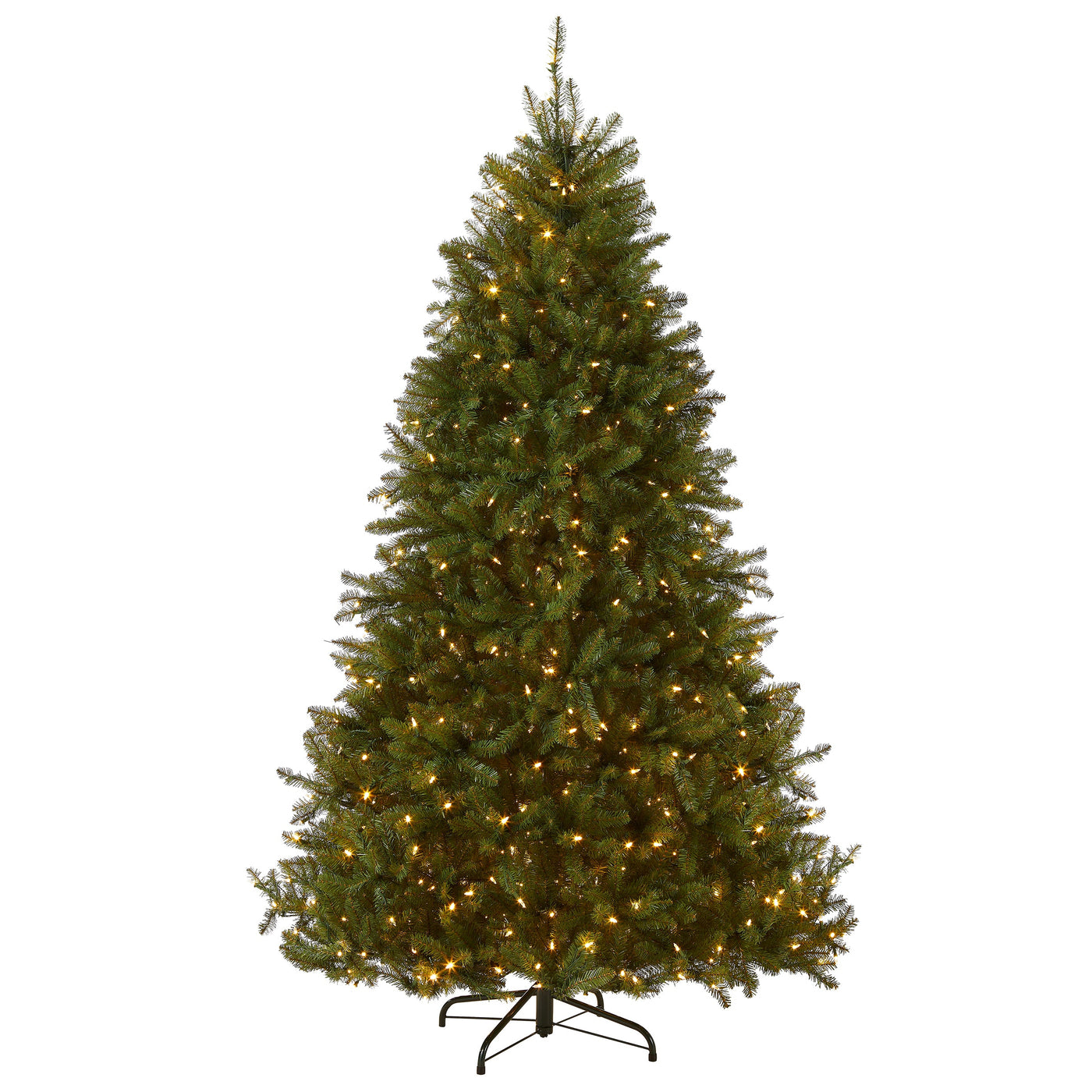 7.5 ft. Pre-Lit Dunhill Fir Tree with Dual Color LED Lights