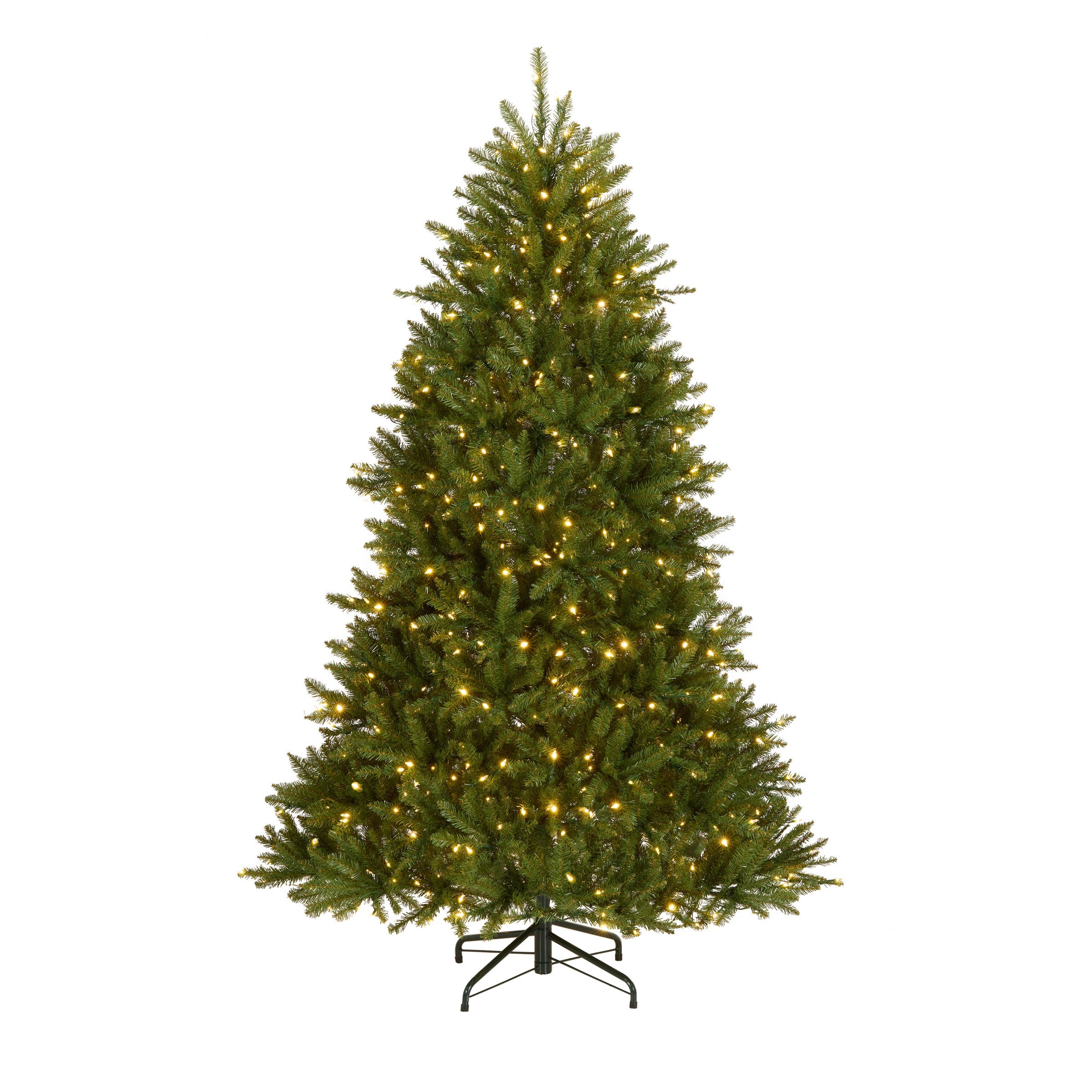 7 ft. Pre-Lit Dunhill Fir Tree with PowerConnect Dual Color LED Lights