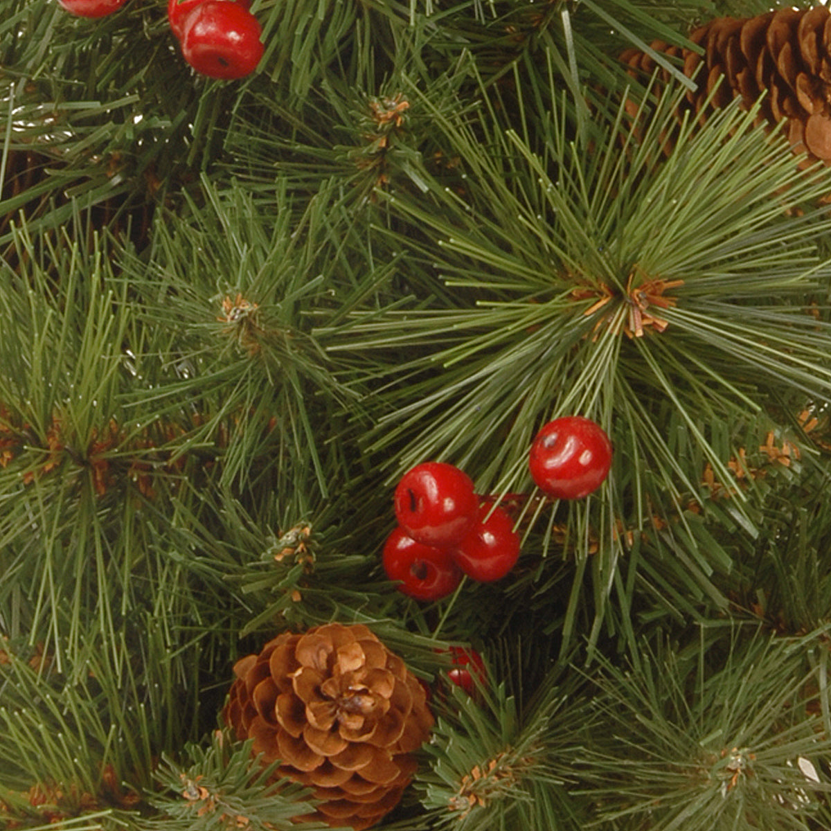 Evergreen Assortment with Battery Operated LED Lights