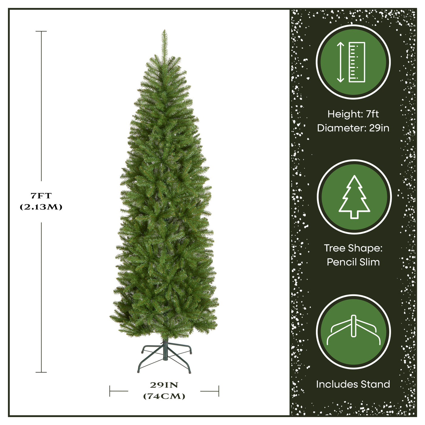 7 ft. Kingswood Fir Pencil Tree