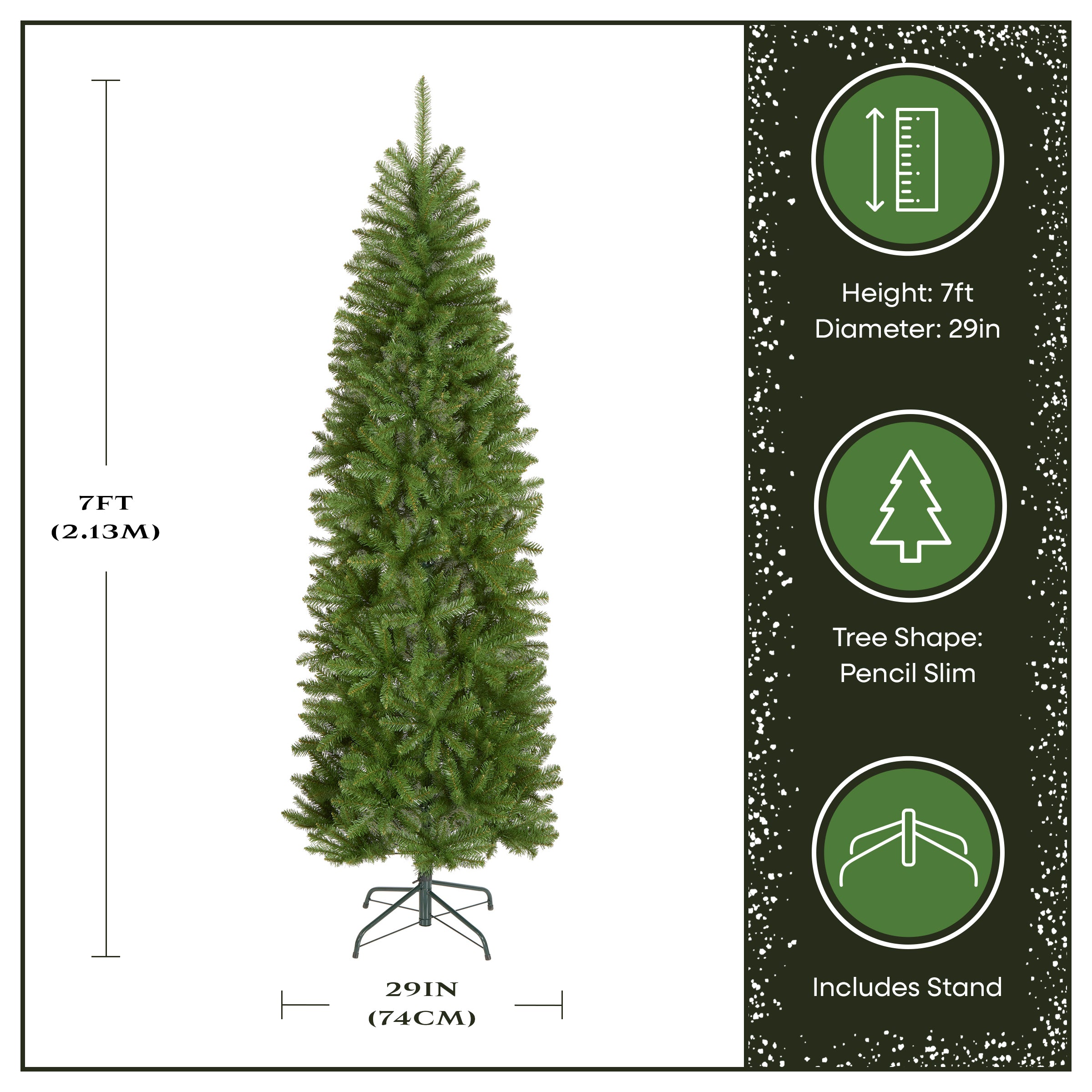 7 ft. Kingswood Fir Pencil Tree