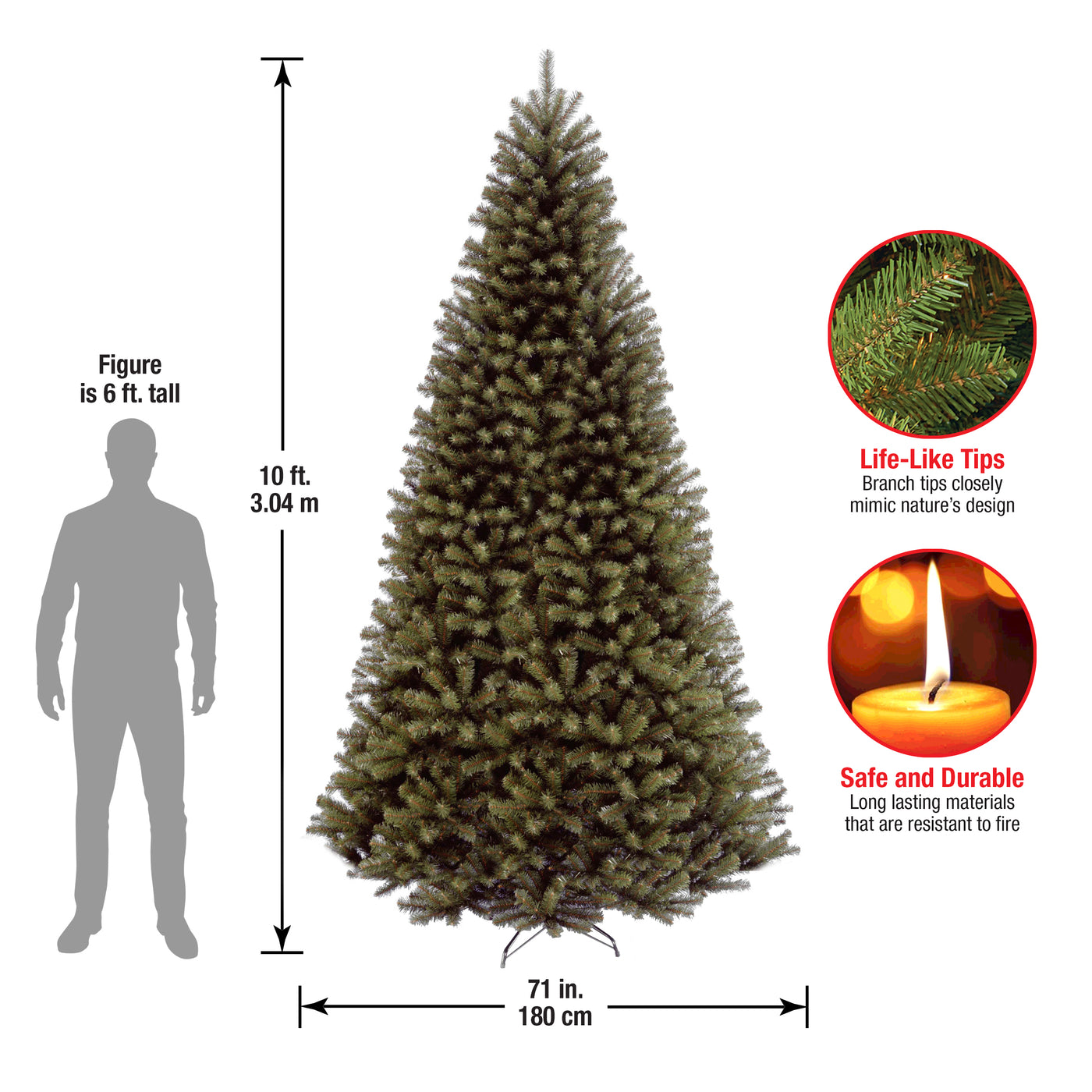 10 ft.  North Valley Spruce Tree