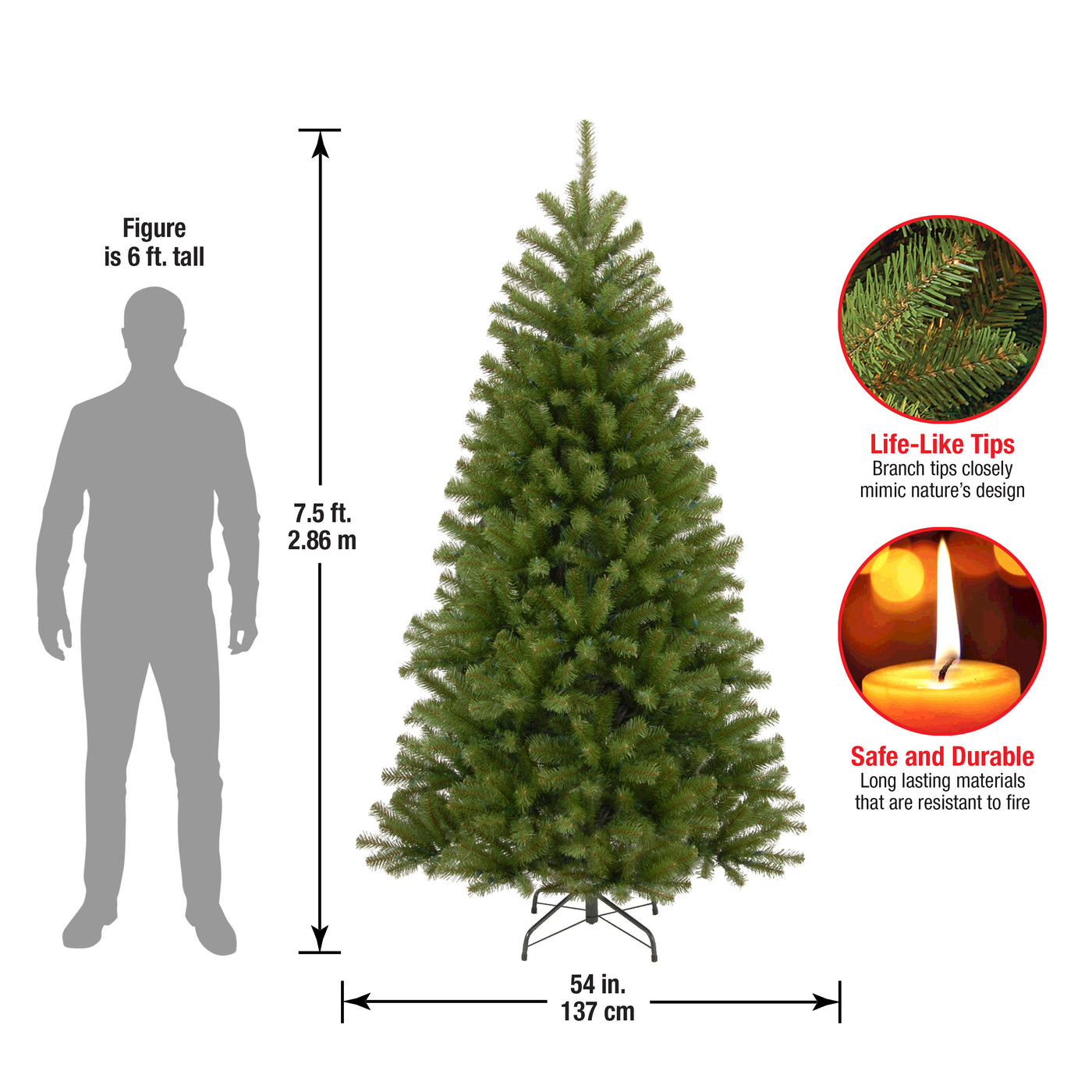 7.5 ft. North Valley Spruce Tree