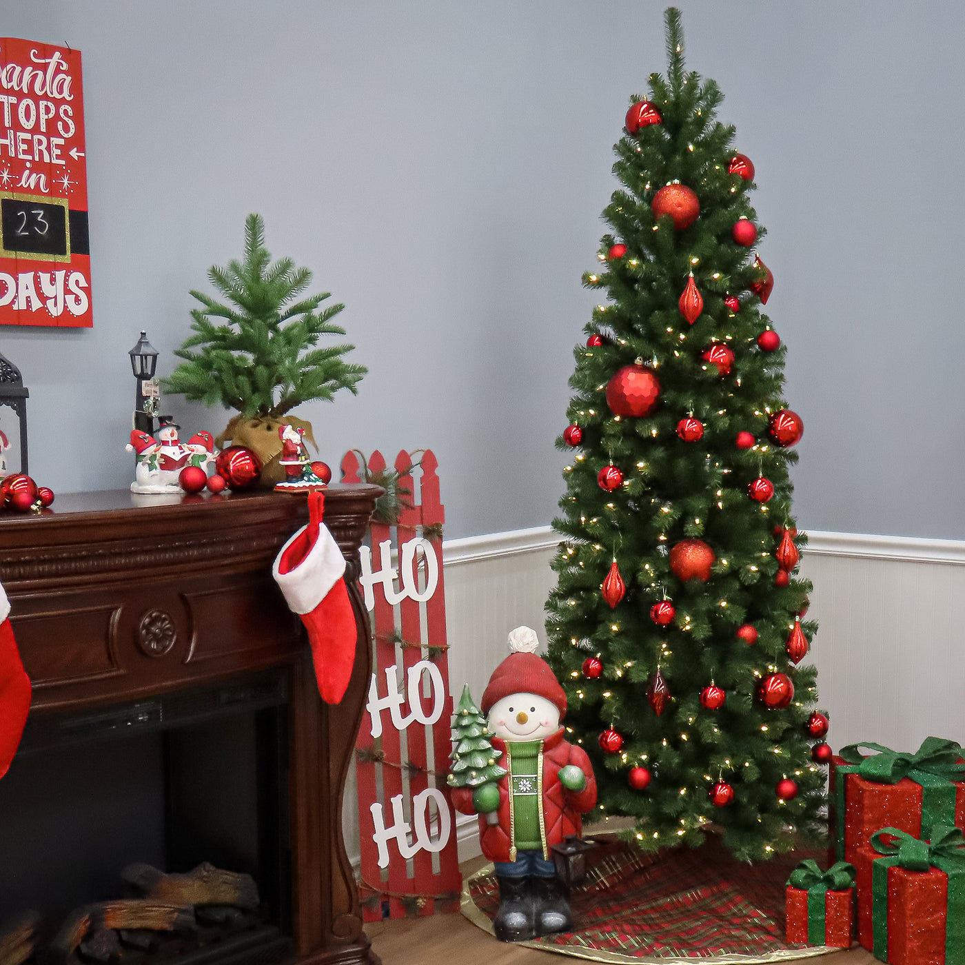 9 ft. North Valley Spruce Pencil Slim Tree
