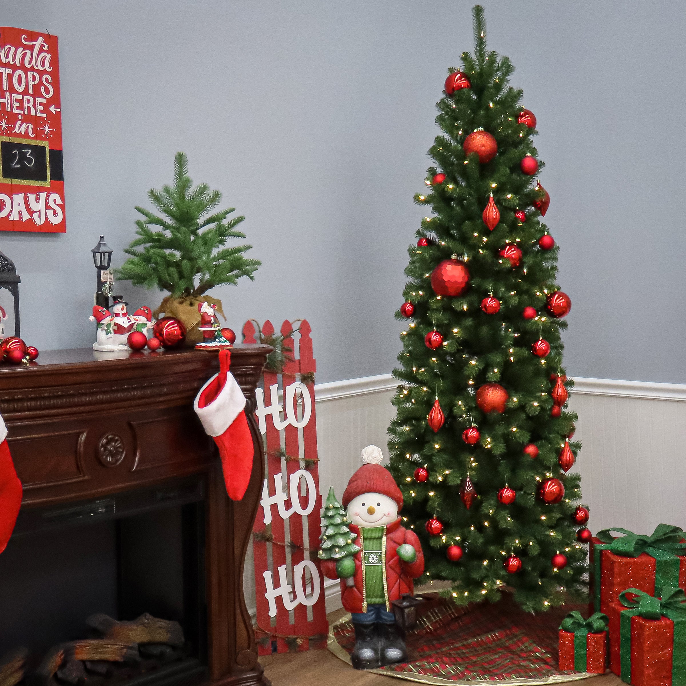 9 ft. North Valley Spruce Pencil Slim Tree