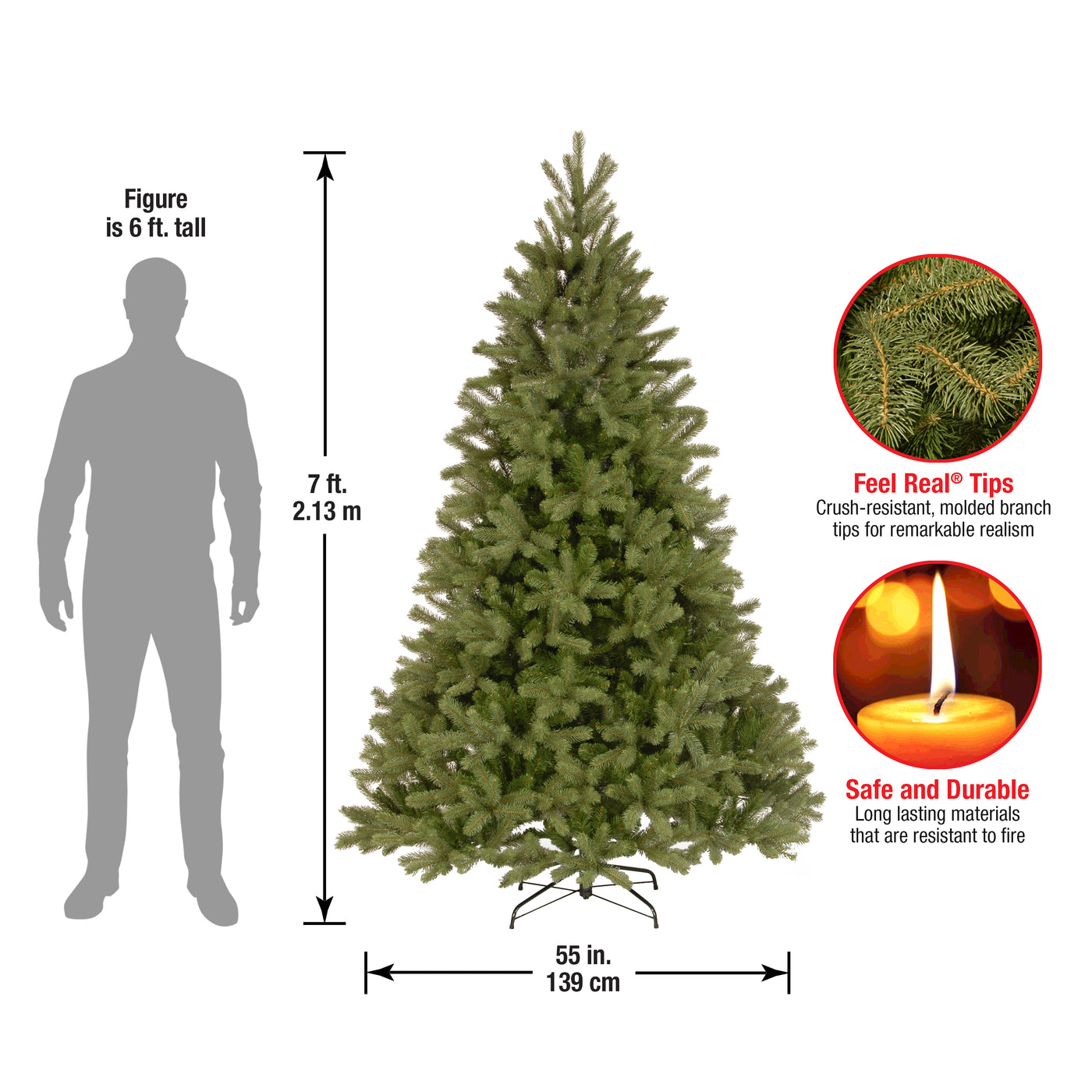 7 ft. Downswept Douglas Fir Tree