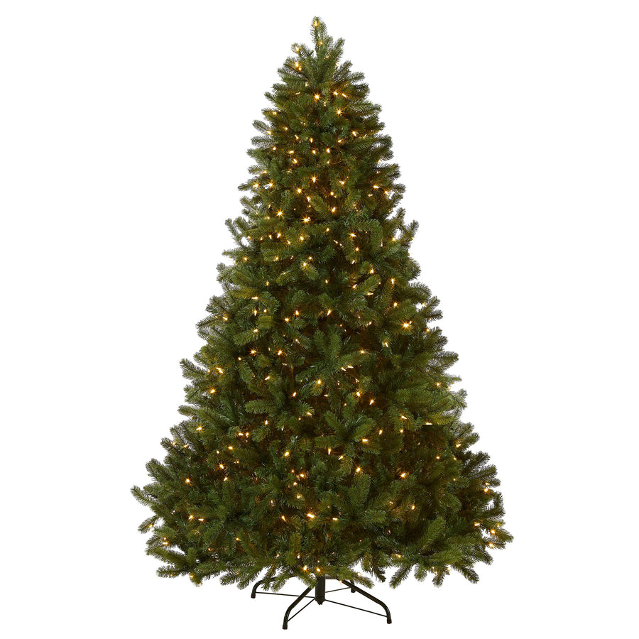 7.5 ft. Pre-Lit Downswept Douglas Fir Tree with 750 Dual Color LED Lights