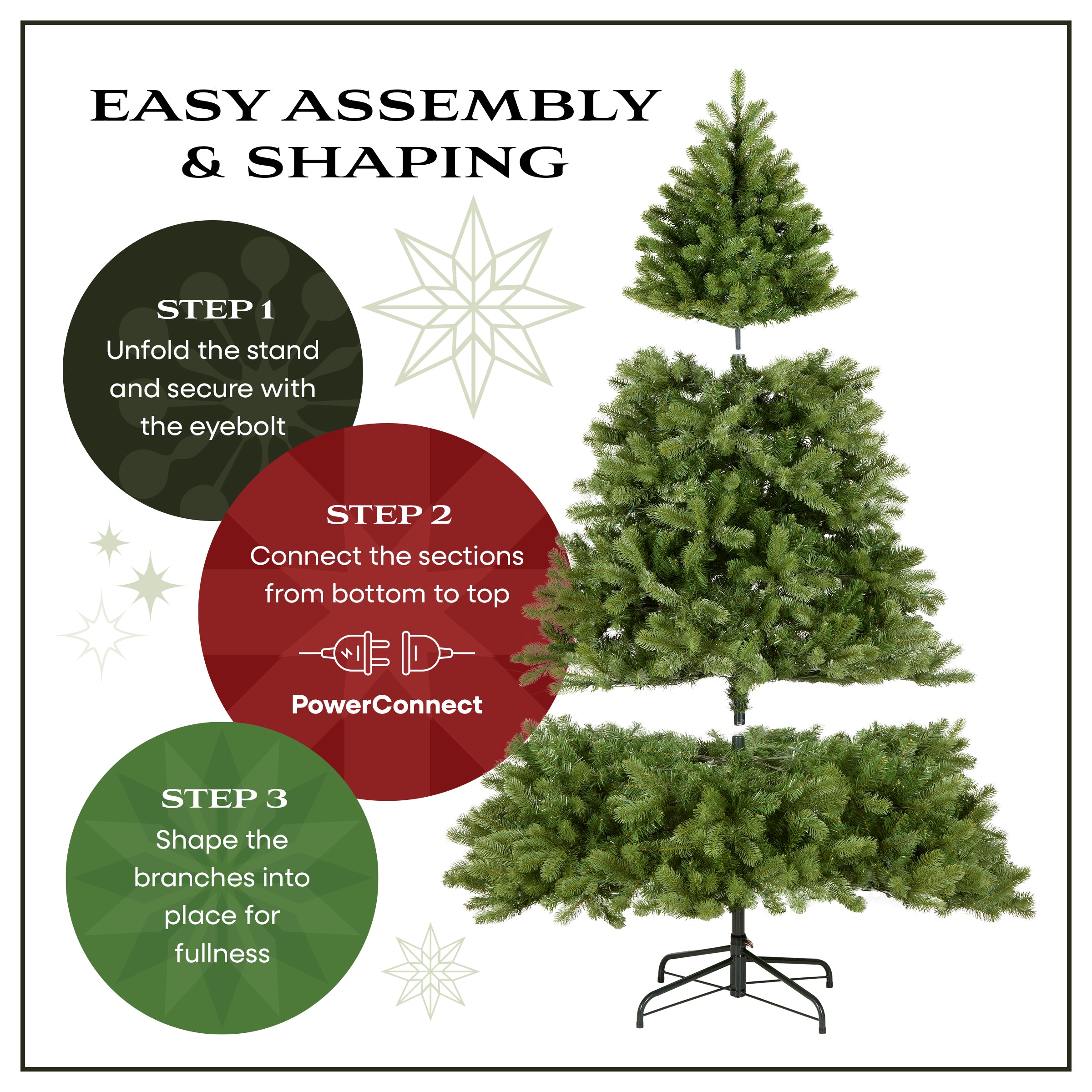 6.5 ft. Pre-Lit Downswept Douglas Fir Pencil Slim Tree with Dual Color LED Lights